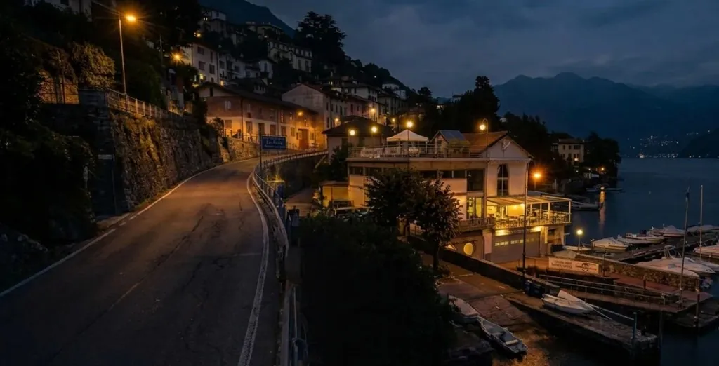 La Baia di Moltrasio affacciata sul Lago di Como